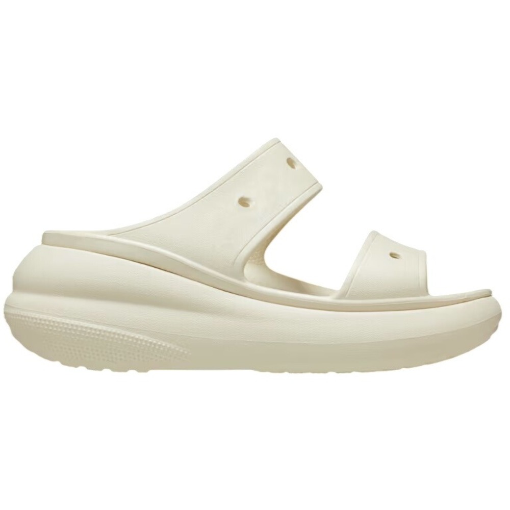 Crocs Classic Crush Sandal Bone Platform Slides‎ Mens 8 Womens 10 207670-2Y2